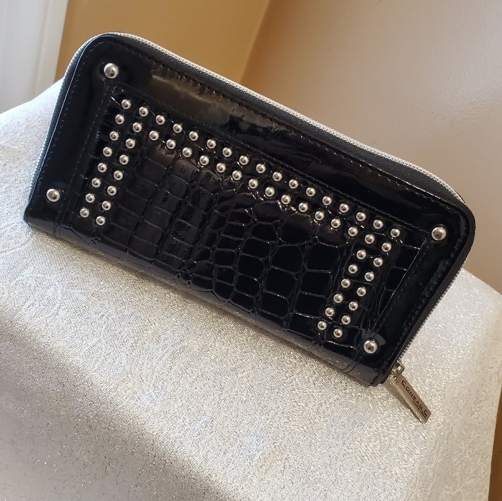 Conrad C collection black/silver wallet - Picture 1 of 5